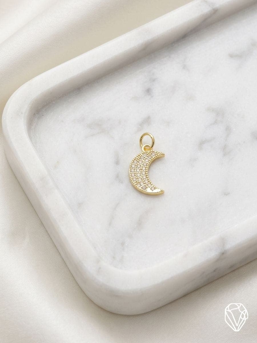 Dije Luna — Oro Laminado Americano | Varelis