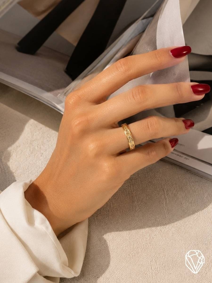 Anillo Trio Oro — vista 2