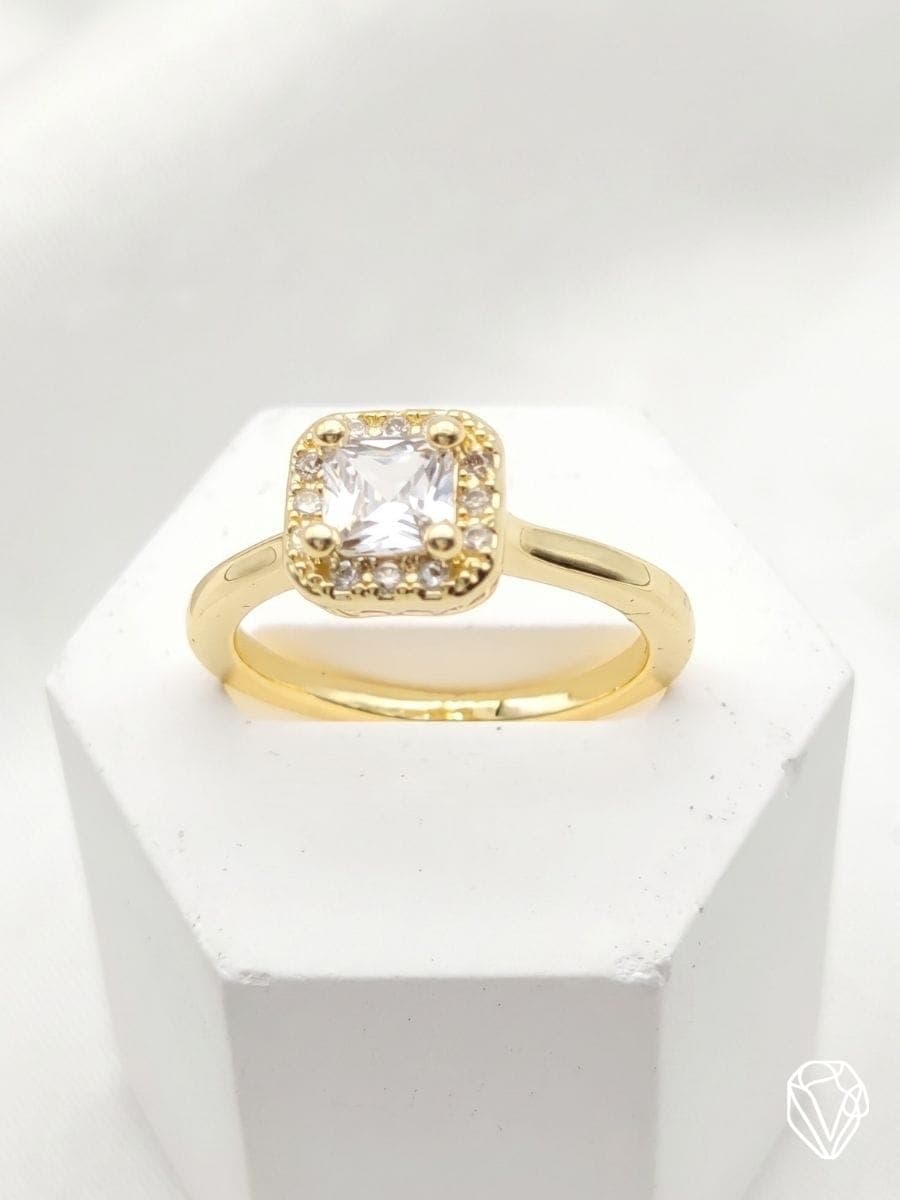 Anillo Halo Oro — Oro Laminado Americano | Varelis Joyería
