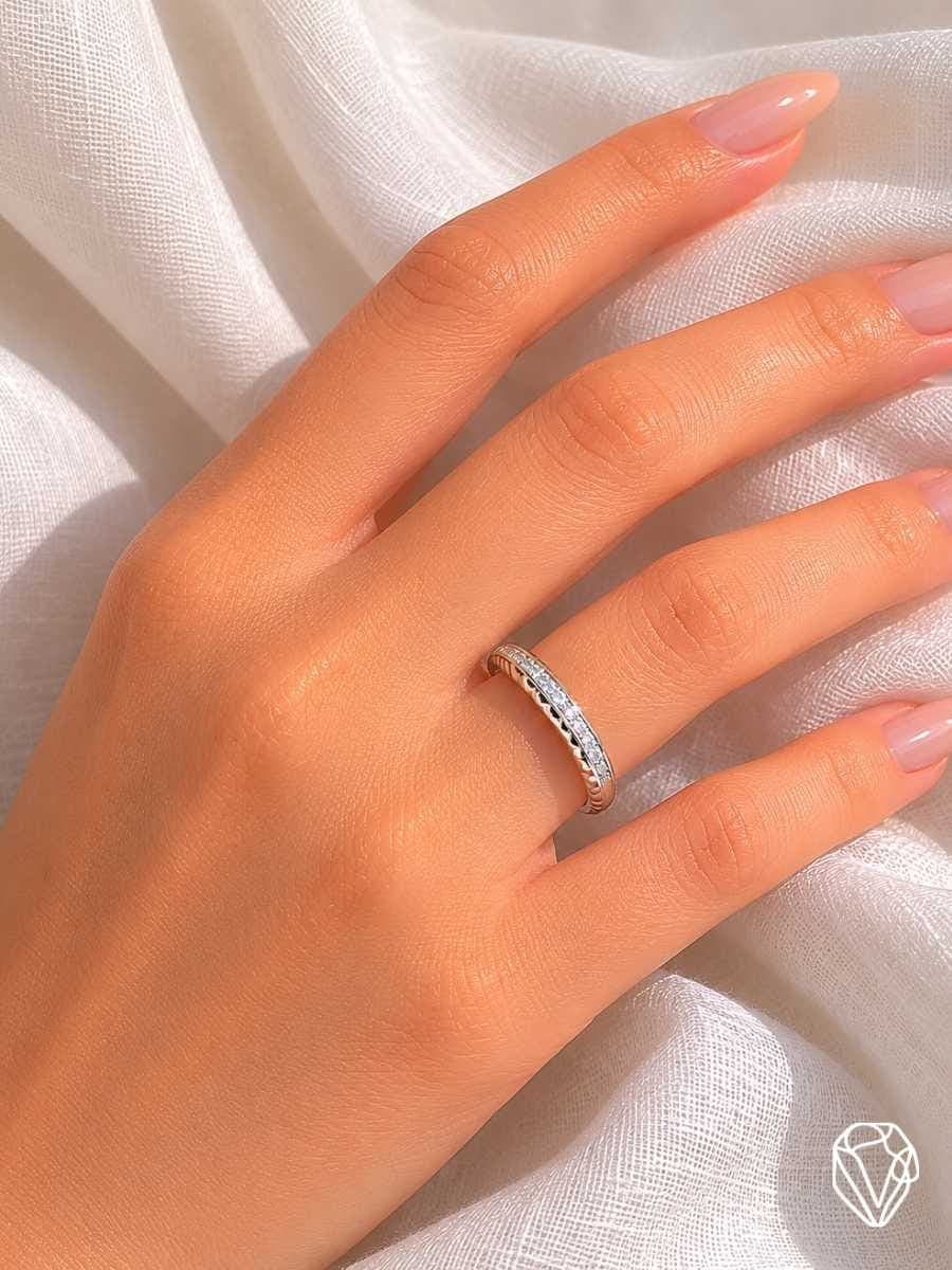 Anillo Alianza Doble — vista 2