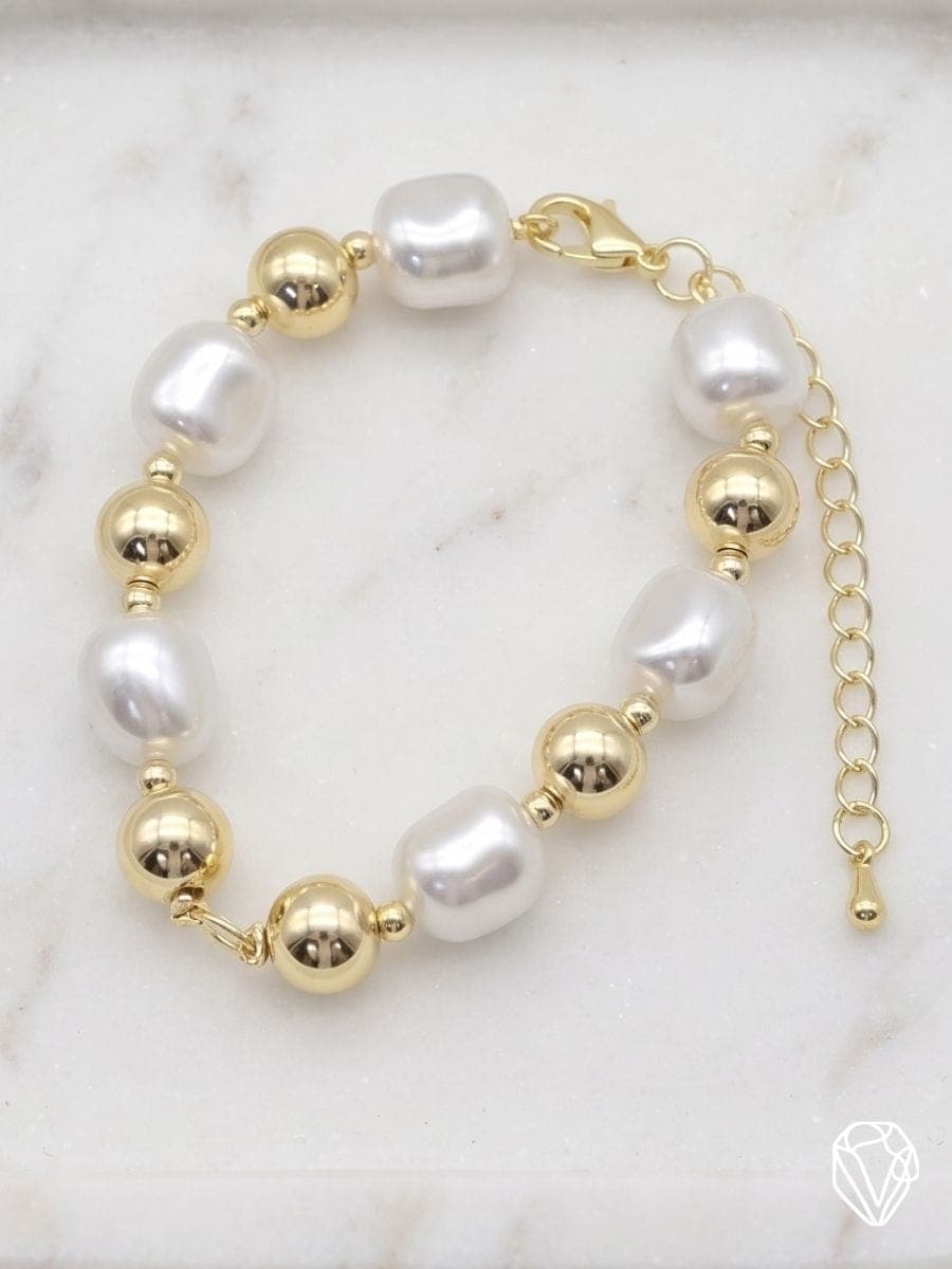 Pulsera Onda — Oro Laminado Americano | Varelis Joyería