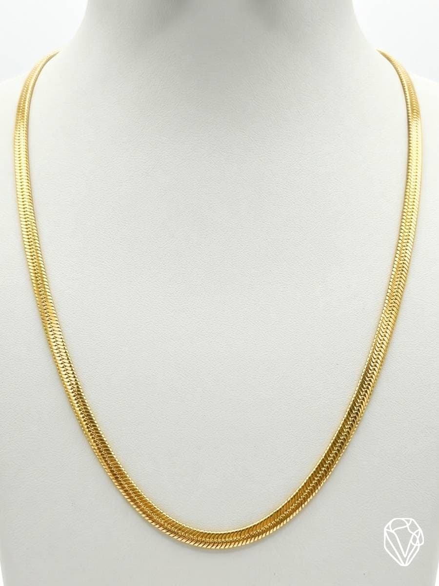 Cadena tipo Serpiente — Oro Laminado Americano | Varelis