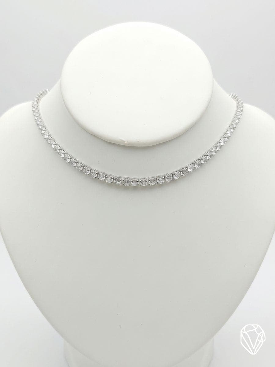 Collar Riviera Plateada — Oro Laminado Americano | Varelis