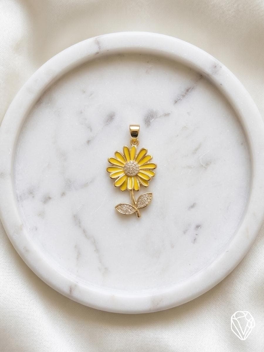 Dije Flor de Verano — Oro Laminado Americano | Varelis