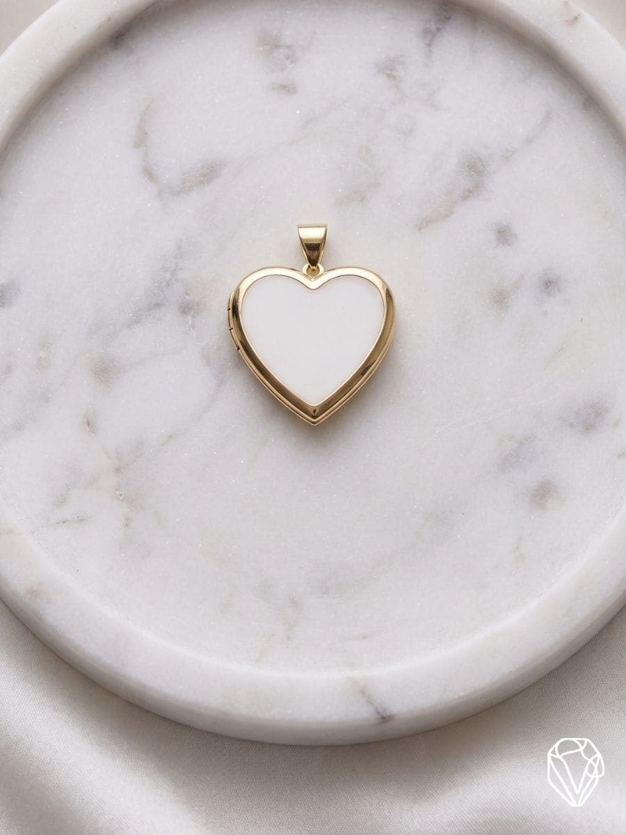 Dije Relicario Corazón — Oro Laminado Americano | Varelis