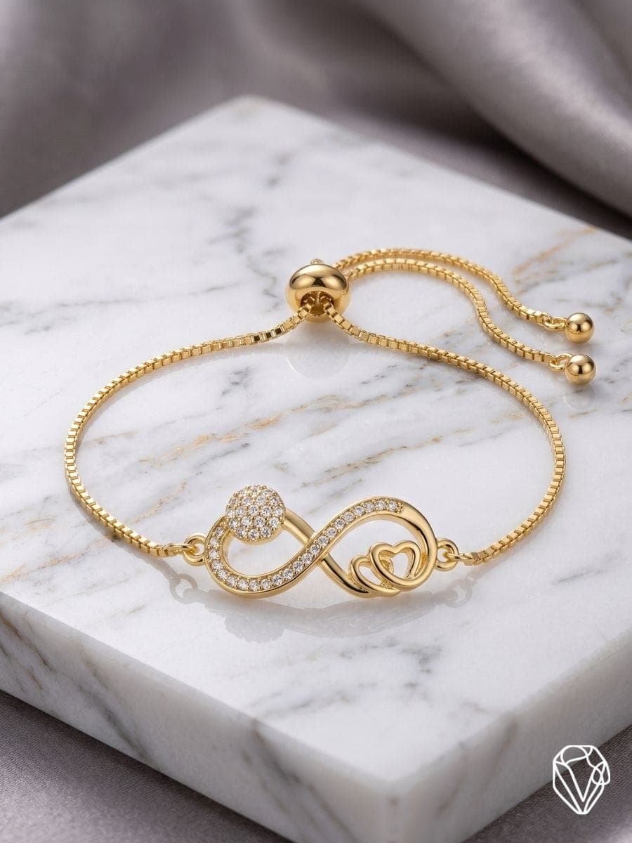 Pulsera Infinito — Oro Laminado Americano | Varelis Joyería
