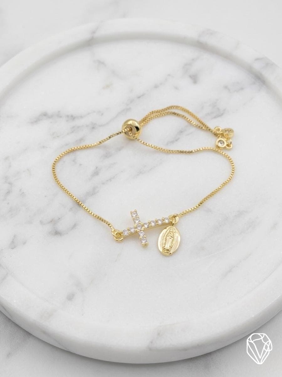 Pulsera Fe — Oro Laminado Americano | Varelis Joyería