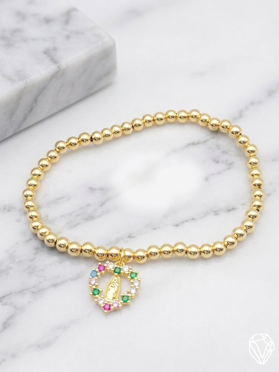 Pulsera Corazón Virgen