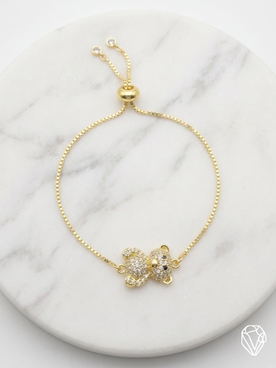 Pulsera Oso — Oro Laminado Americano | Varelis Joyería