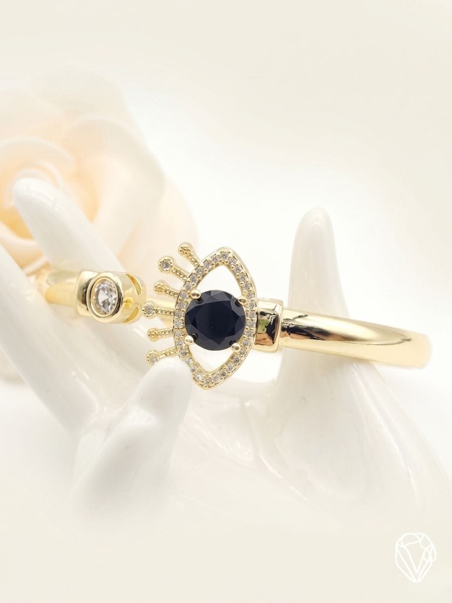 Brazalete Ojo Turco — Oro Laminado Americano | Varelis