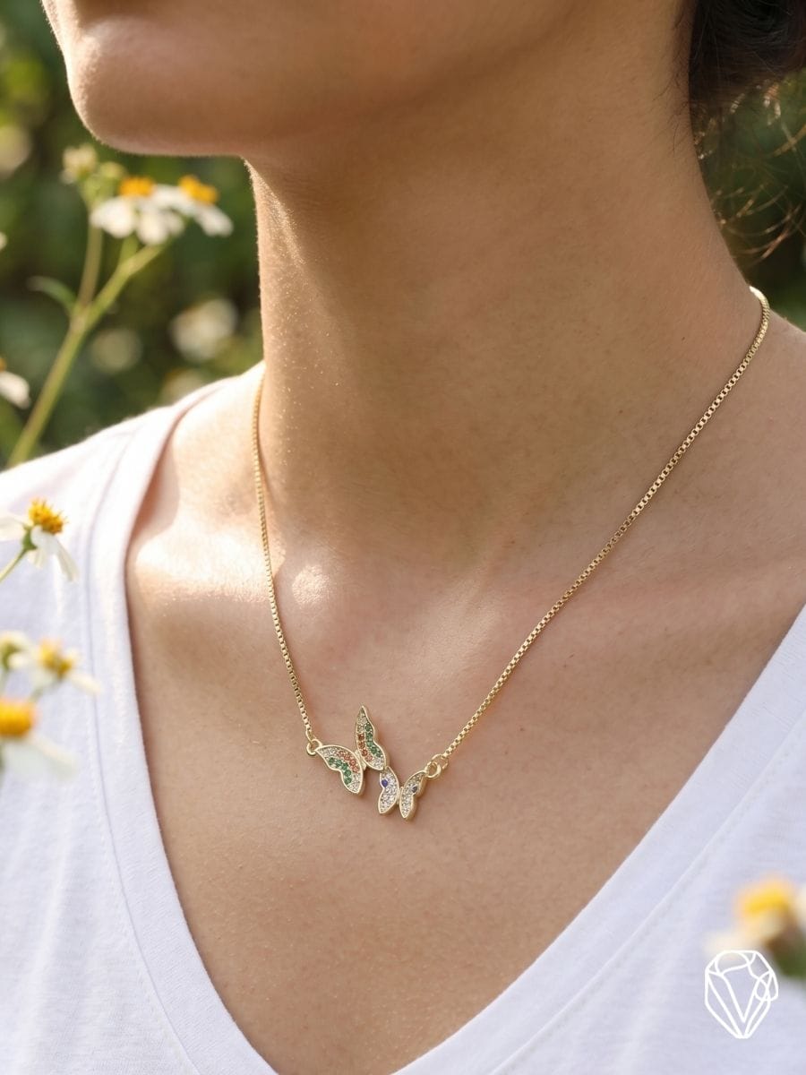 Collar Mariposa Color — vista 2