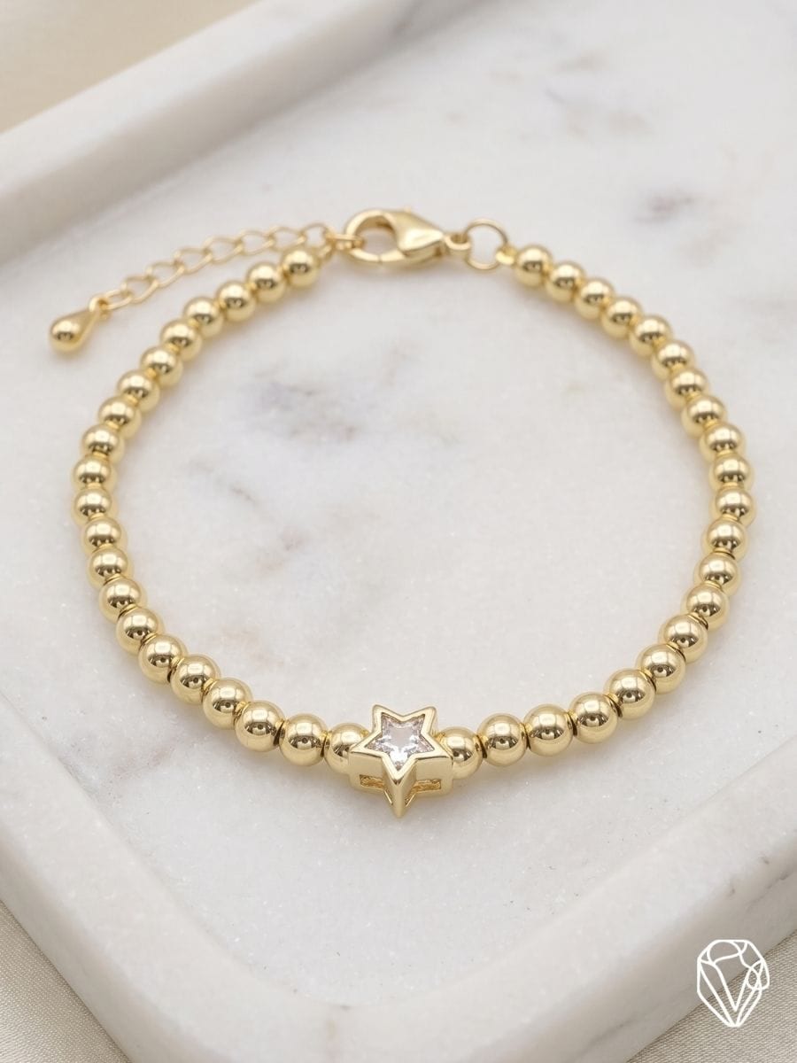 Pulsera Estrella — Oro Laminado Americano | Varelis Joyería