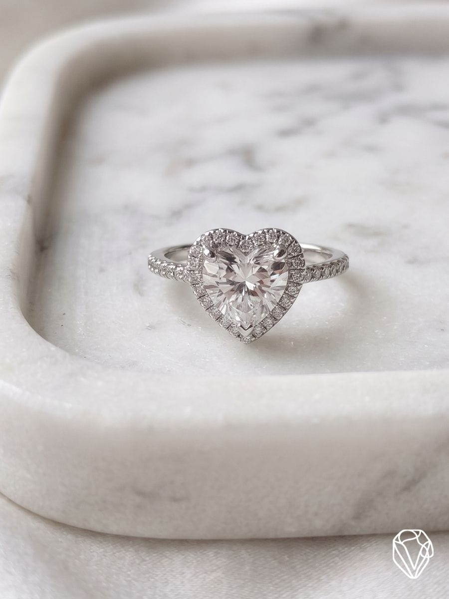 Anillo Corazón Halo