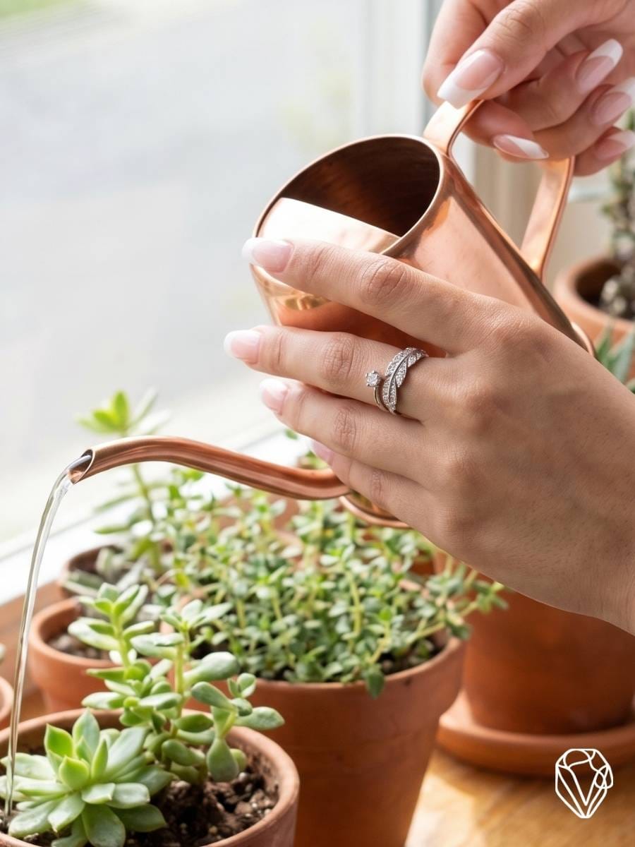 Anillo Ajustable Hoja — vista 2