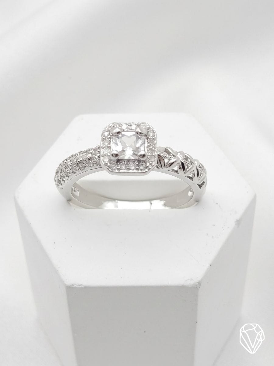 Anillo Halo Filigrana — Oro Laminado Americano | Varelis Joyería