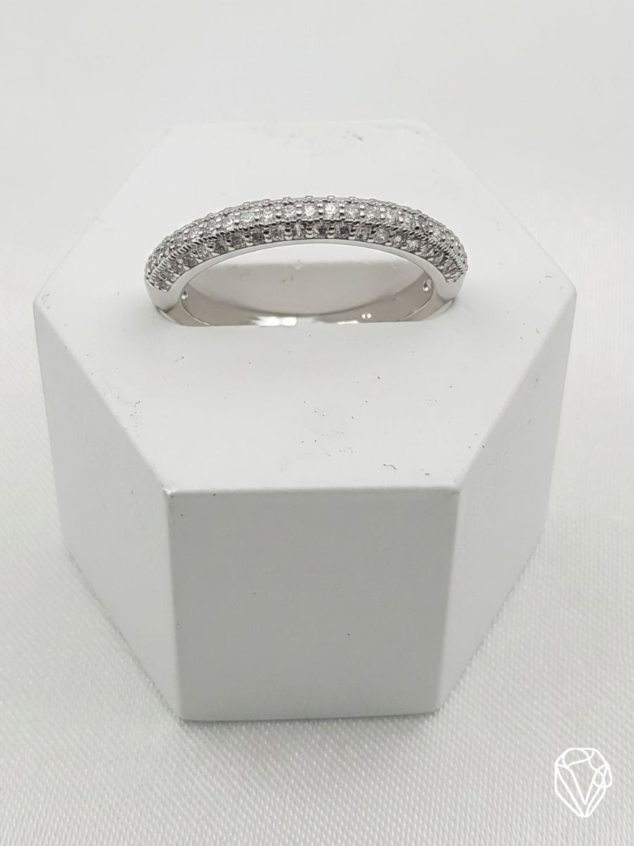 Anillo Alianza Doble — Oro Laminado Americano | Varelis Joyería