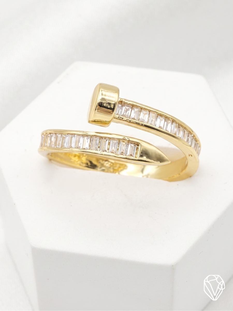 Anillo Clavo Oro — Oro Laminado Americano | Varelis Joyería