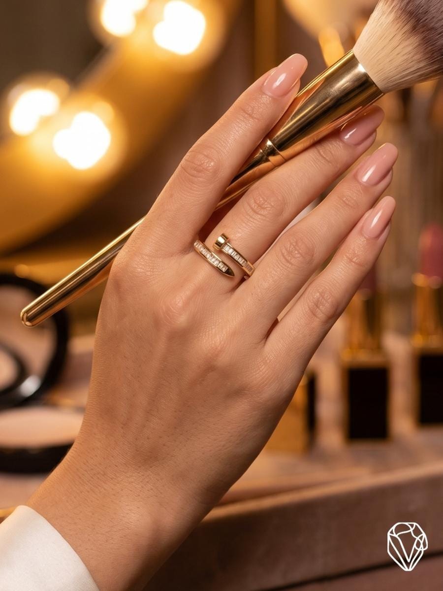 Anillo Clavo Oro — vista 2