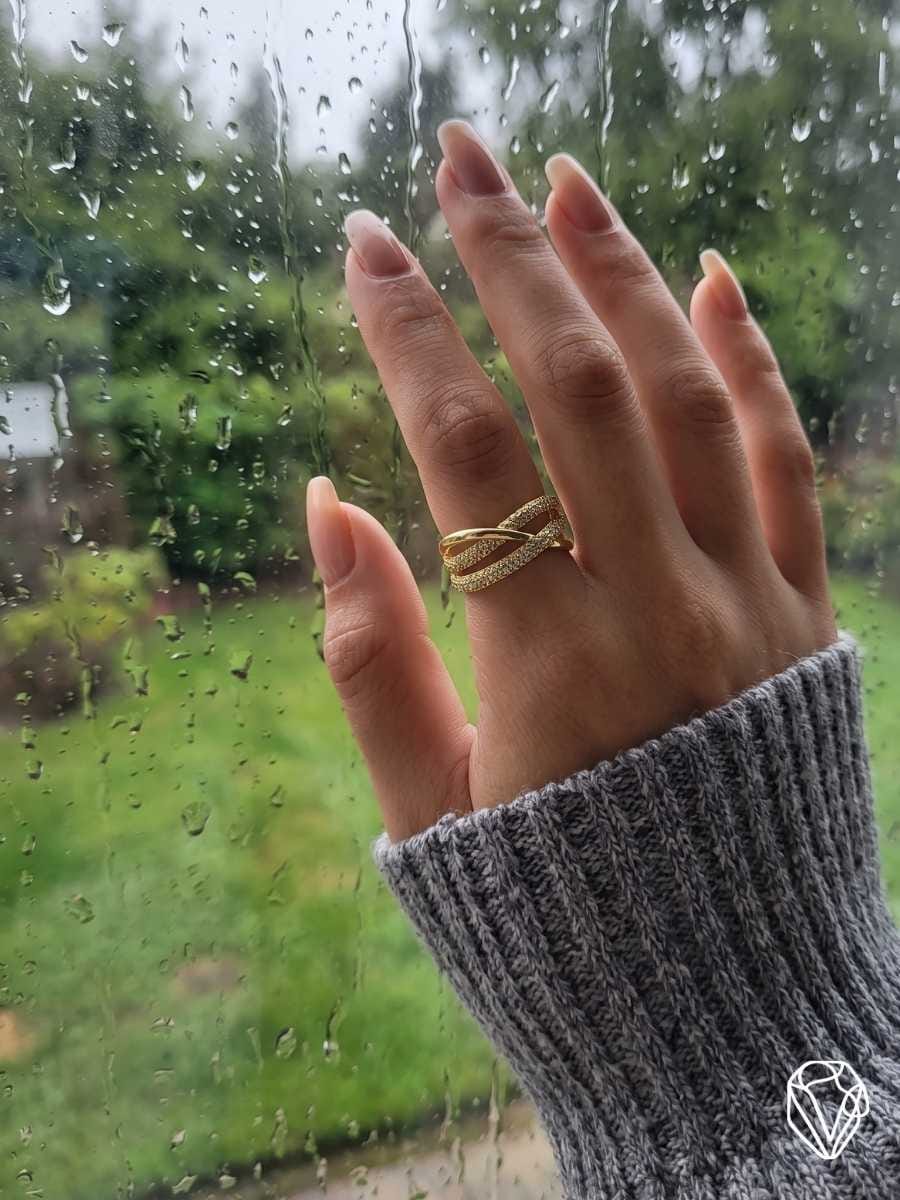 Anillo Equis Oro — vista 2