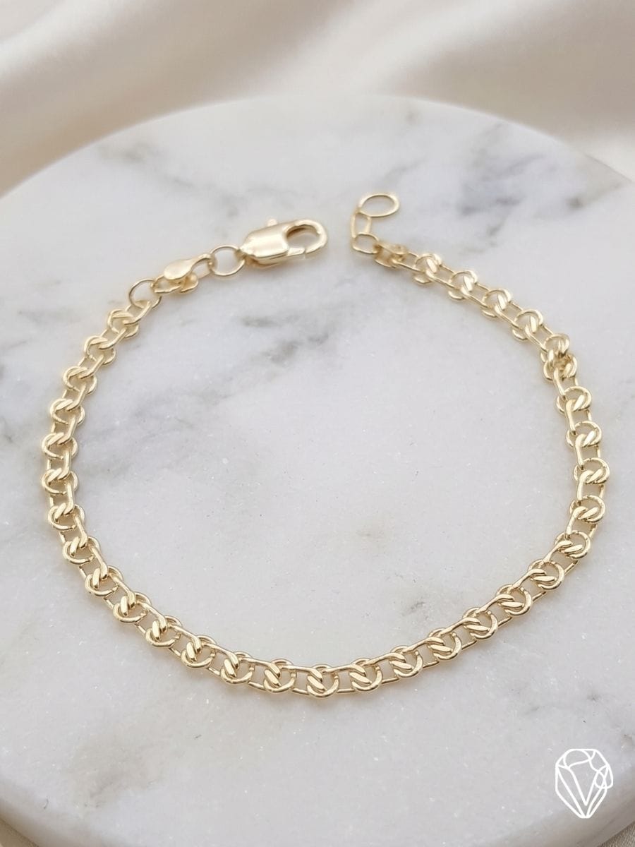Pulsera Portuguesa — Oro Laminado Americano | Varelis Joyería