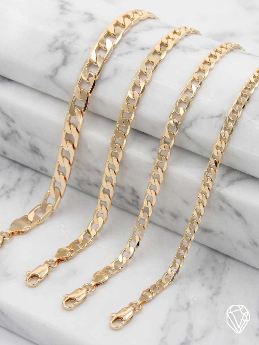 Pulsera Cubana — Oro Laminado Americano | Varelis