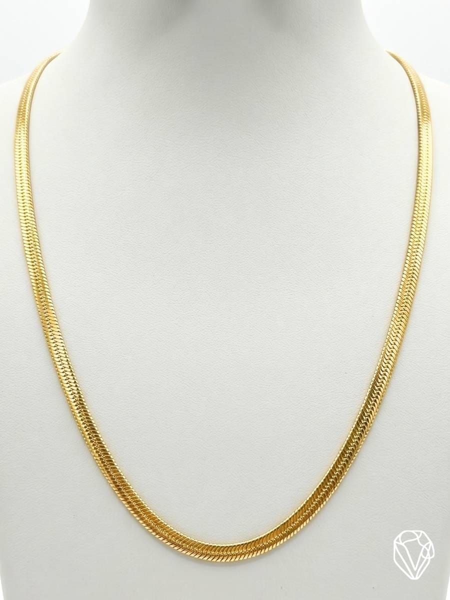 Cadena tipo Serpiente — Oro Laminado Americano | Varelis