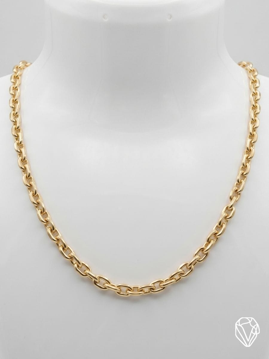 Cadena de Eslabones Redondos — Oro Laminado Americano | Varelis