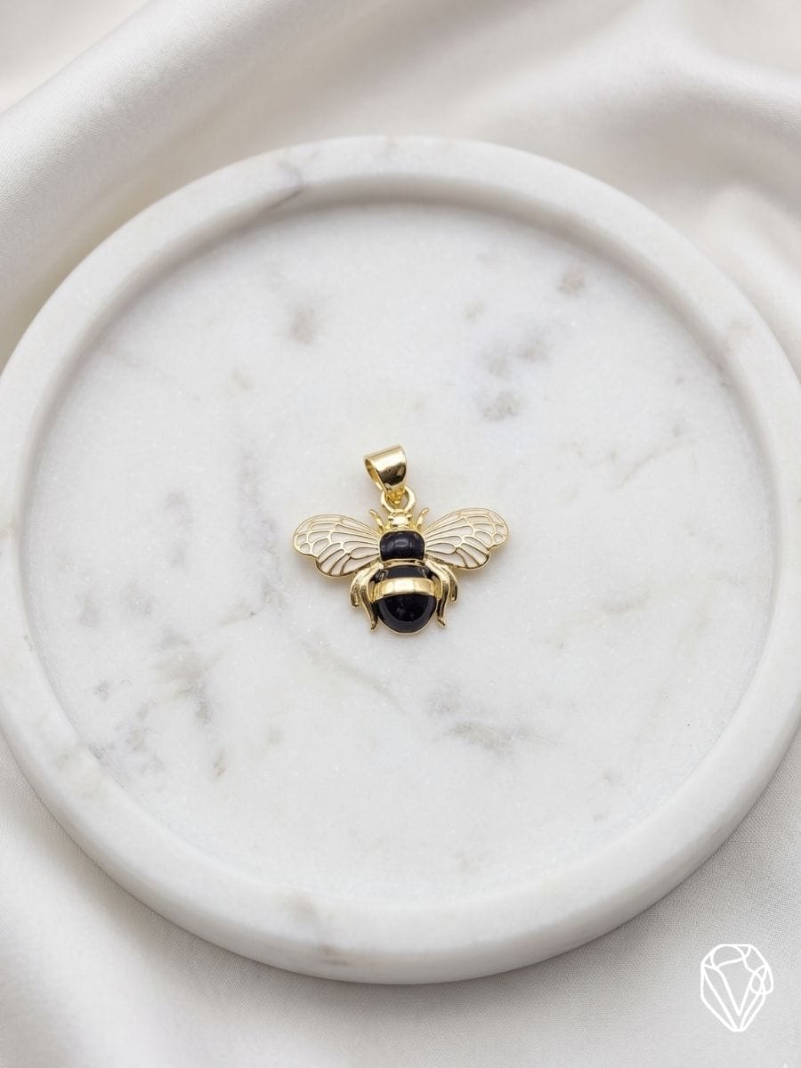 Dije Abeja — Oro Laminado Americano | Varelis Joyería