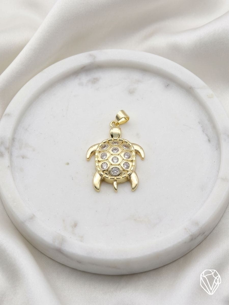 Dije Tortuga — Oro Laminado Americano | Varelis Joyería
