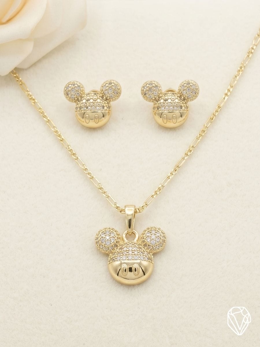 Set "Magic Intentions" Mickey — Oro Laminado Americano | Varelis