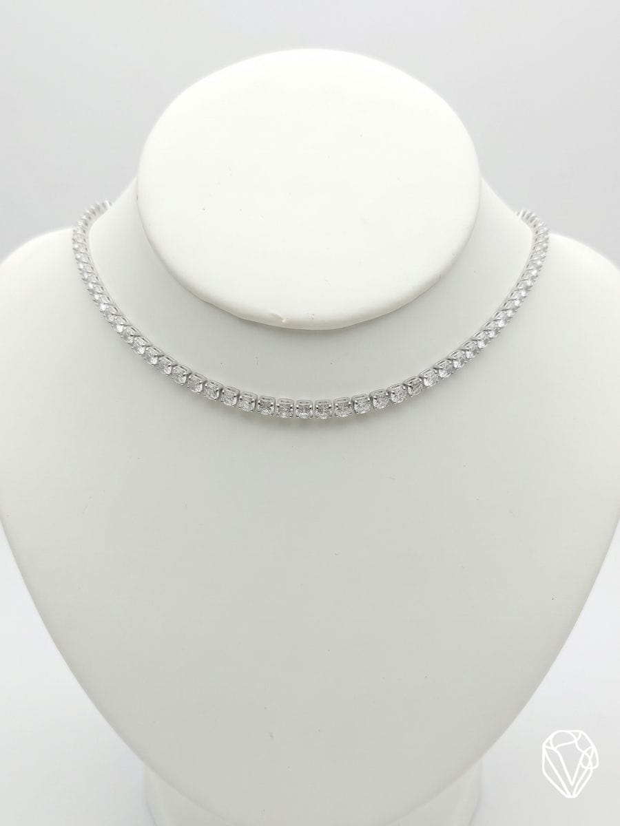 Collar Riviera Plateada — Oro Laminado Americano | Varelis