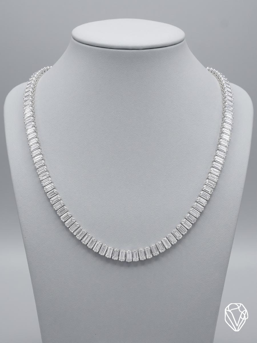 Collar Tennis "Classic Brilliance" — Oro Laminado Americano | Varelis